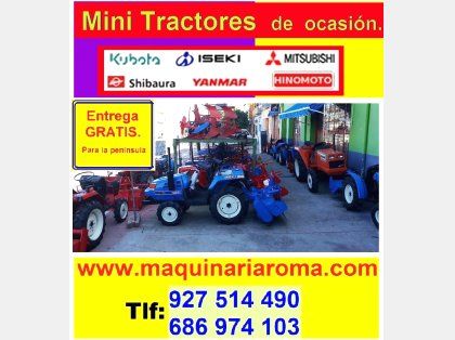 Minitractor Mitsubishi MT 1601. 3 c.  4x4. con rot