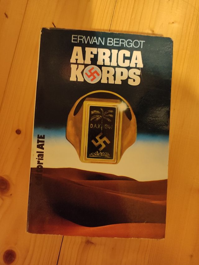 Libro antiguo Africa Korps
