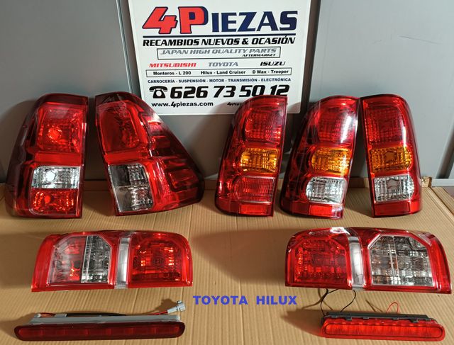 TOYOTA HILUX 2.5D*  CAPOS ALETAS REJILLAS PUERTAS