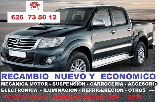 TOYOTA HILUX 2.5D*  CAPOS ALETAS REJILLAS PUERTAS