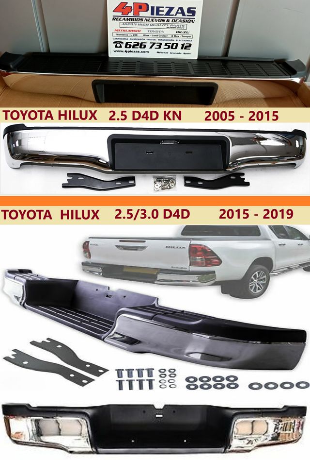 TOYOTA HILUX 2.5D*  CAPOS ALETAS REJILLAS PUERTAS