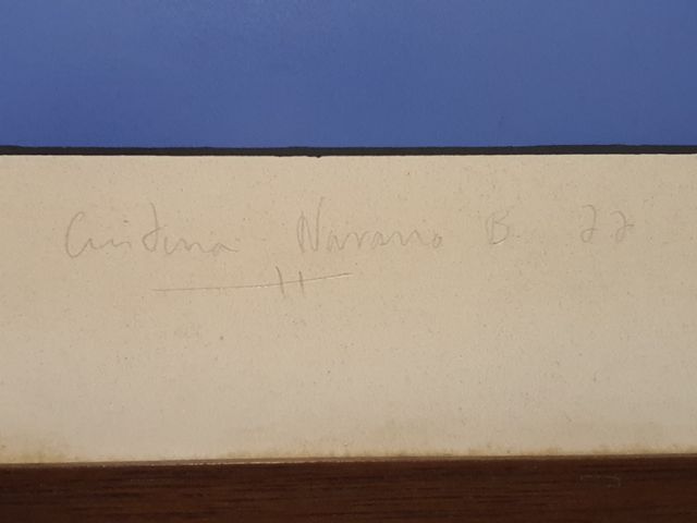 Litografía de Cristina Navarro