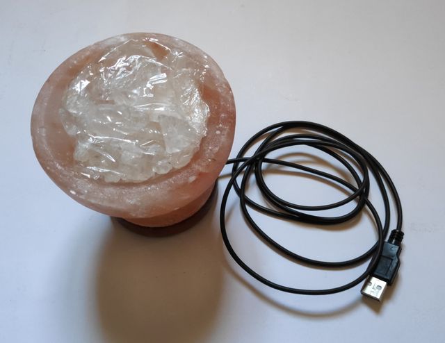 Lámpara de sal de Himalaya