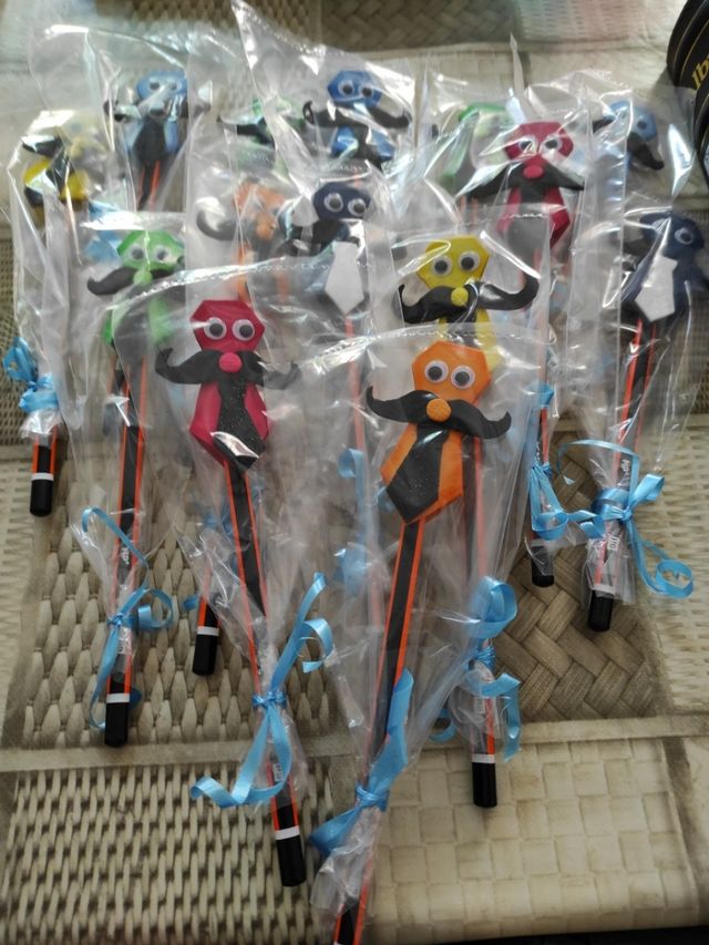 Detallitos para DIA DEL PADRE corbatitas con lapiz