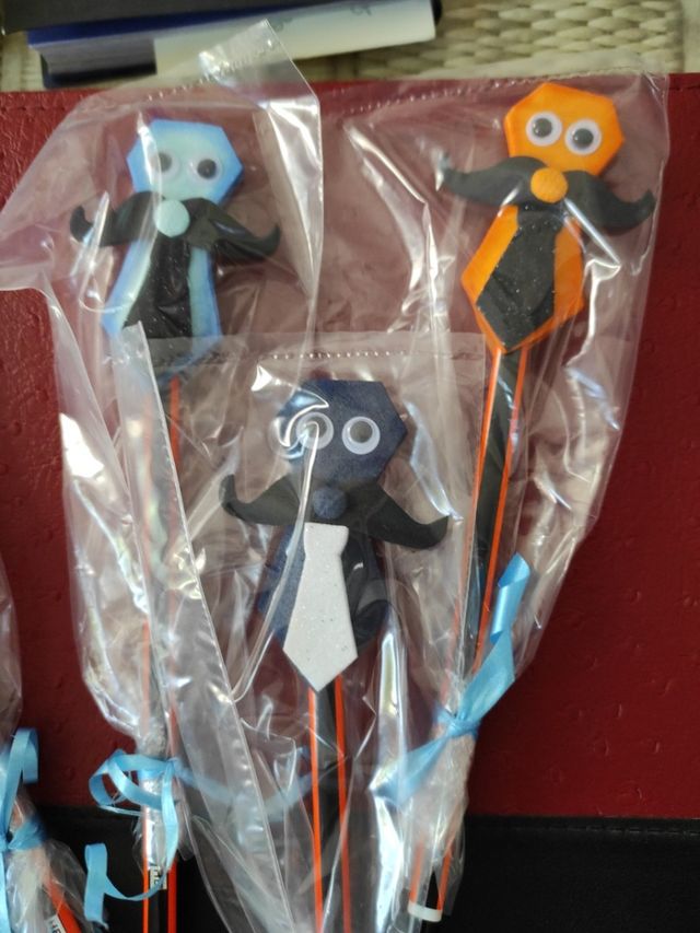 Detallitos para DIA DEL PADRE corbatitas con lapiz