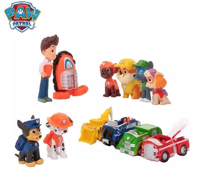 Figuras patrulla canina tarta mona juguete chase