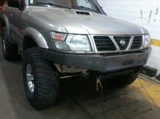 Paragolpes hierro nissan patrol gr y61