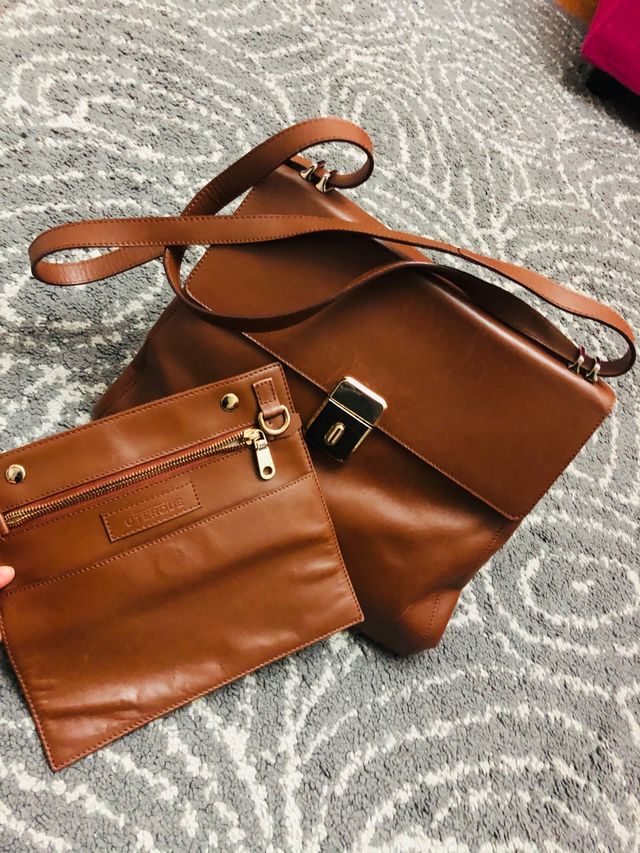 Bolso Cuero Uterqüe 