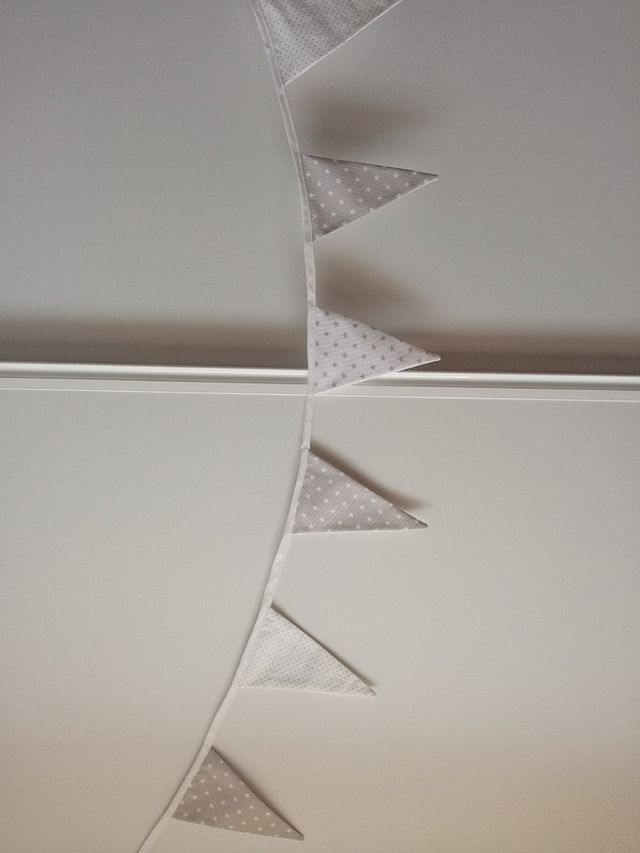 corona infantil banderin y cubrepañal