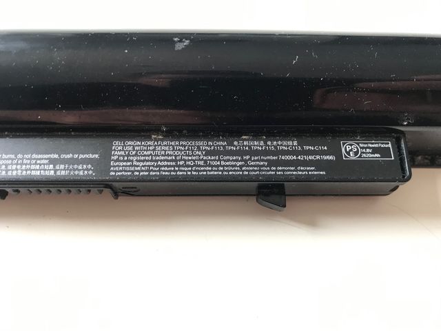 Intel Core i5-5200U HP 15-r219ns rotto