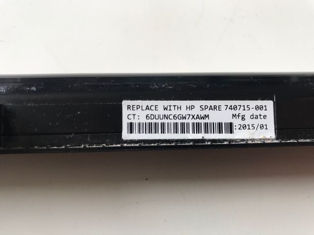 Intel Core i5-5200U HP 15-r219ns rotto