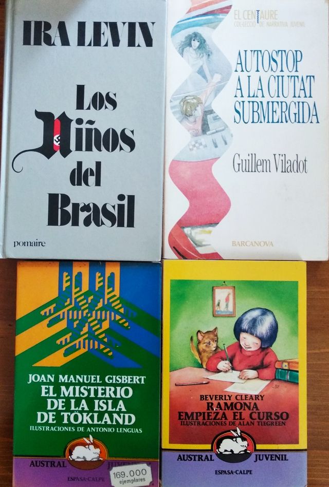 varios libros castellano y catalán