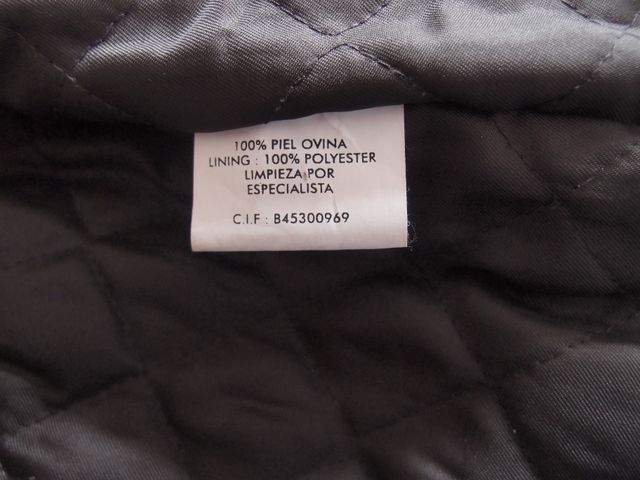 Cazadora cuero mujer Talla 40