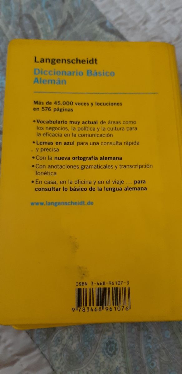 Diccionario Bolsilllo Alemán Español Langenscheidt