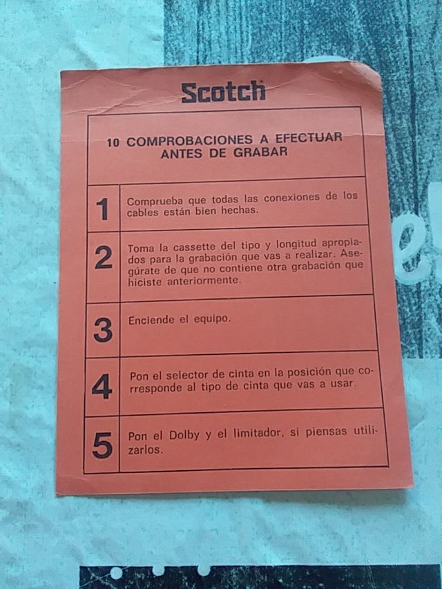 Manual de grabación