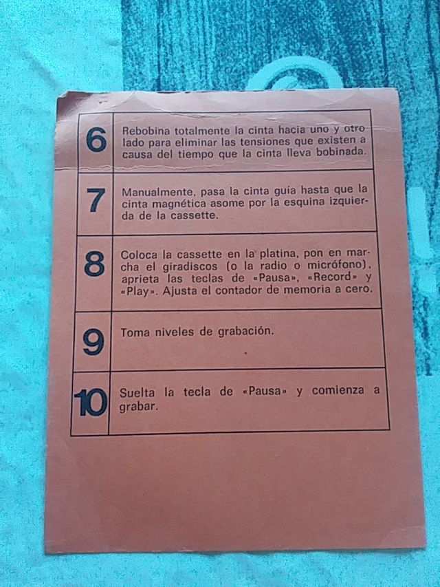 Manual de grabación