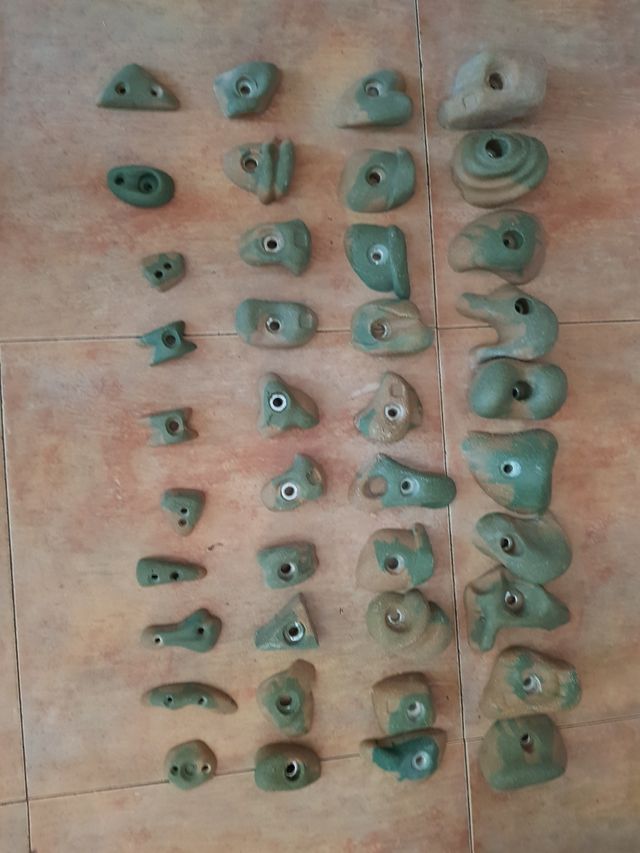 pack de 40 presas de escalada envio gratis