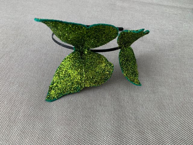 Diadema mariposa verde