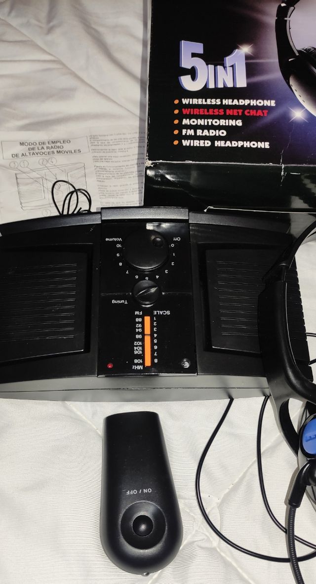 Auriculares Gamer + A. Inalámbricos + Radio.