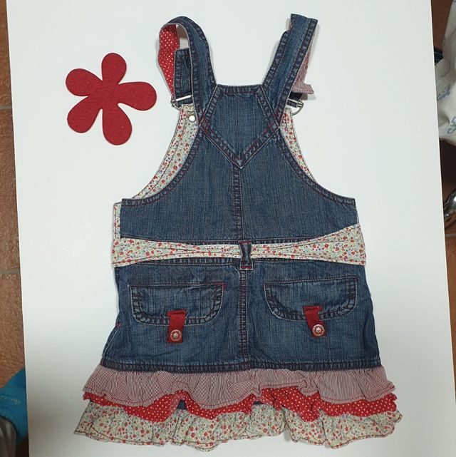 Peto vaquero niña 2 años