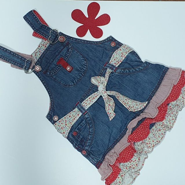 Peto vaquero niña 2 años