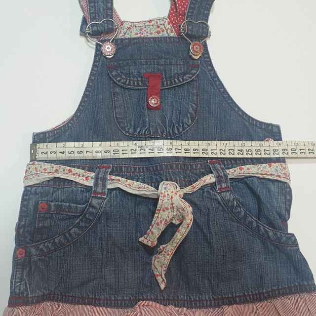 Peto vaquero niña 2 años