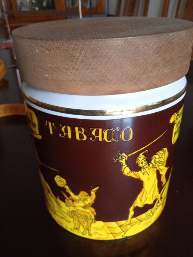 Tarro para tabaco. Vintage.