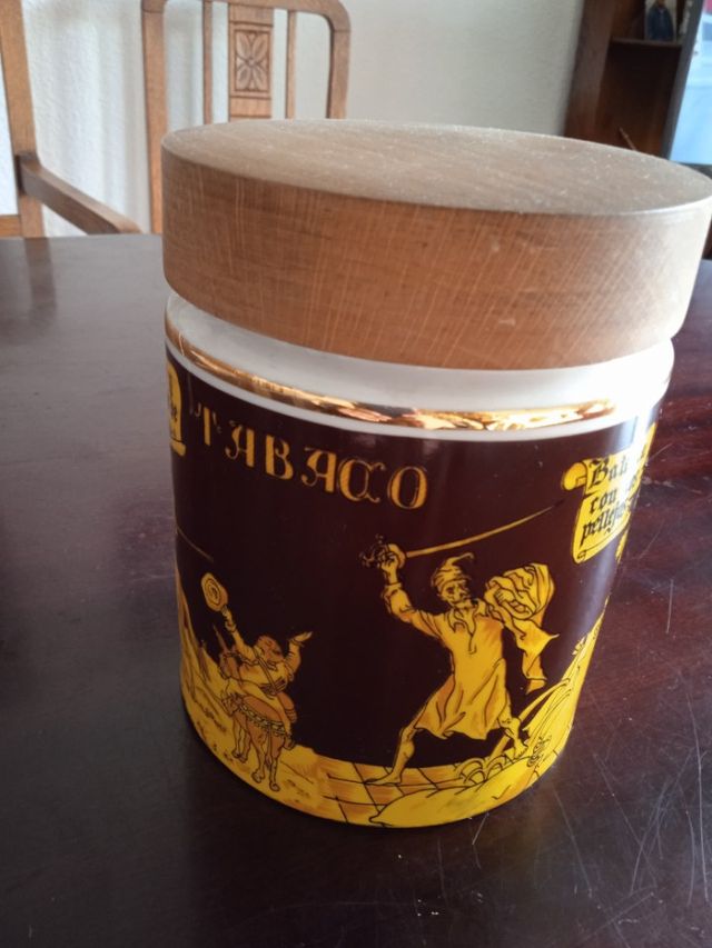 Tarro para tabaco. Vintage.