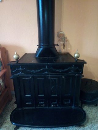 Chimenea de hierro fundido de segunda mano en WALLAPOP