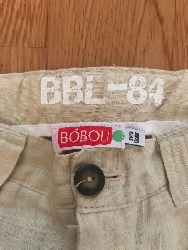 Pantalón lino largo boboli 3 años