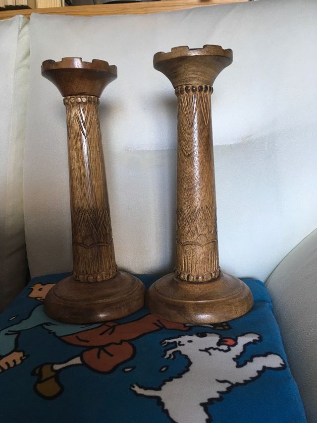 Candelabros de Madera