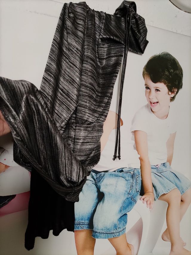 vestido chica Fiesta   marca   Blanco  tricot