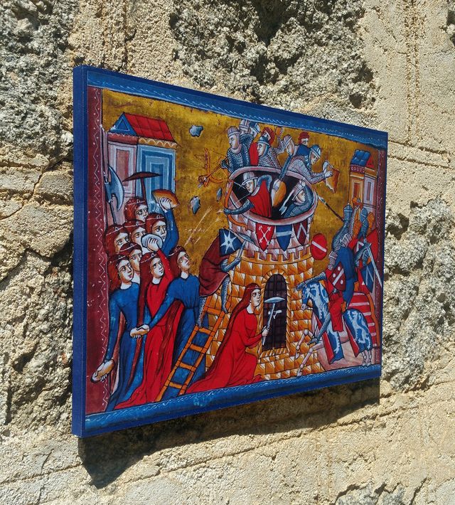 Fortezza assediata Quadro