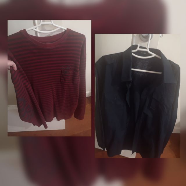 Jersey y camisa d e hombre talla xl