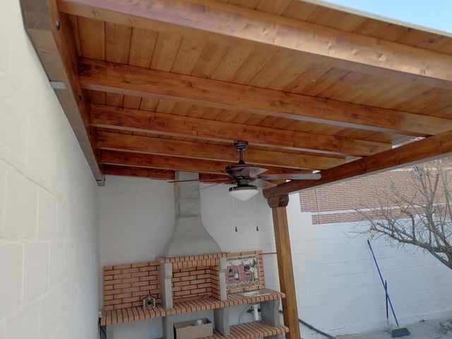 porches de madera pergola