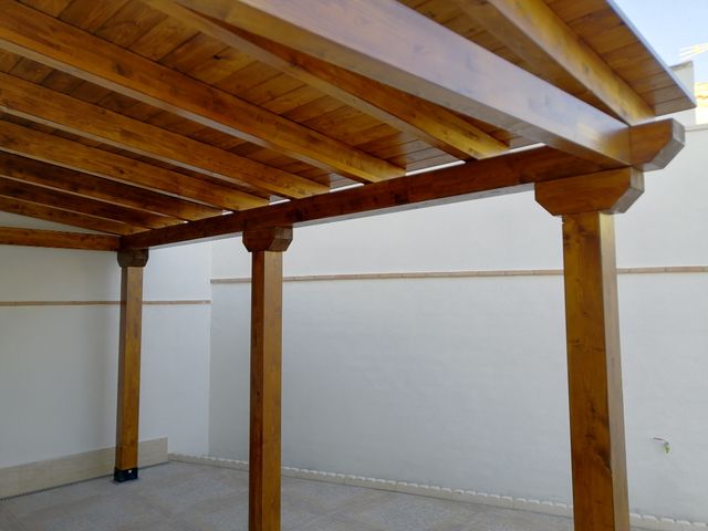 porches de madera pergola