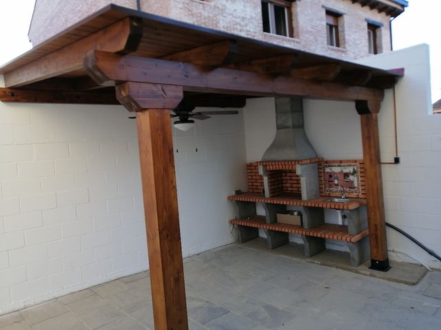 porches de madera pergola