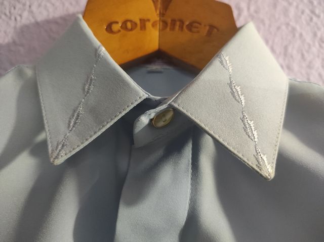 Camisa comunión azul clarito