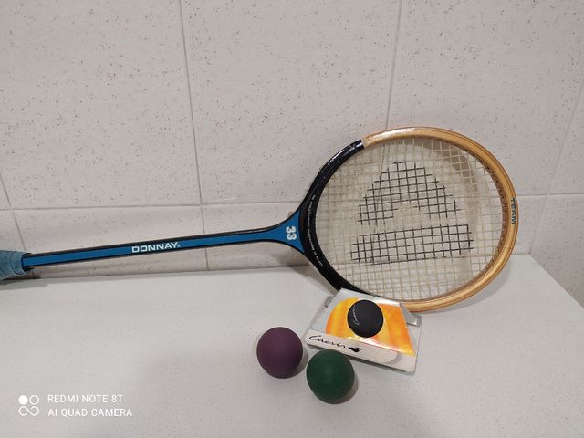 RACCHETTA DA SQUASH DONNAY PIÙ TRE PALLINE