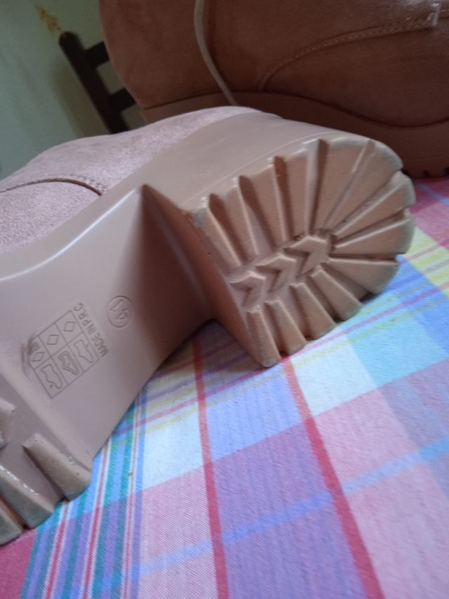 Zapatos antelina rosa n° 41