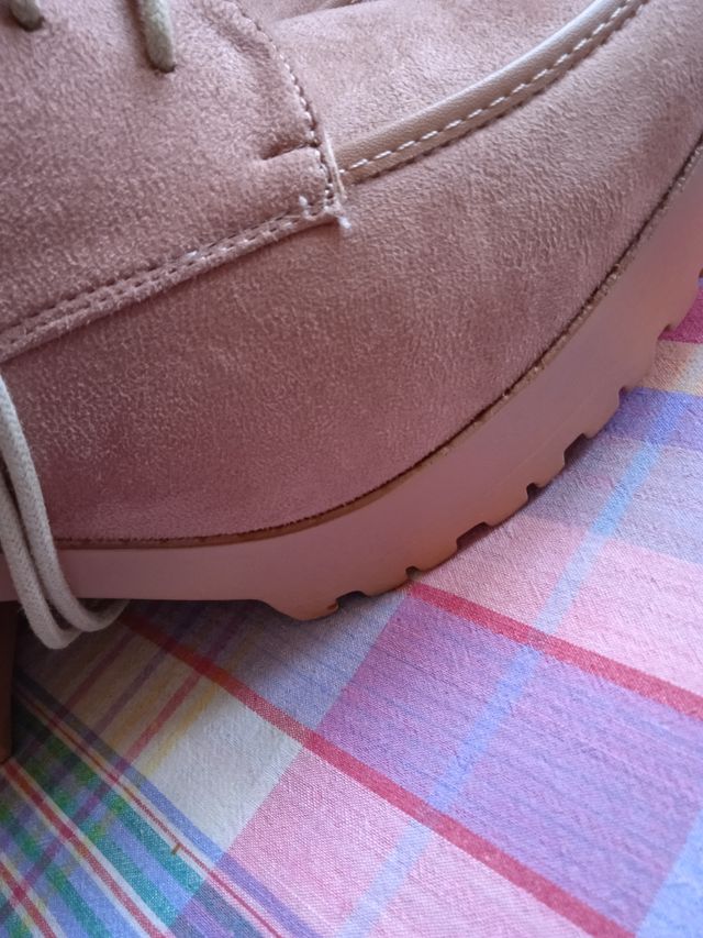 Zapatos antelina rosa n° 41