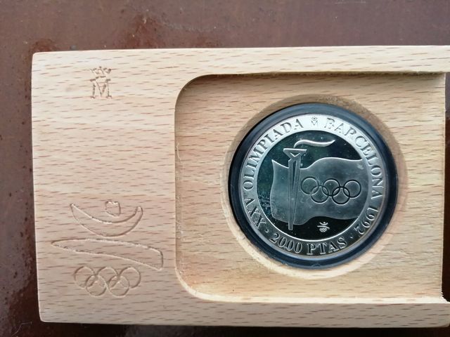 Moneda 2.000 ptas Llama Olímpica