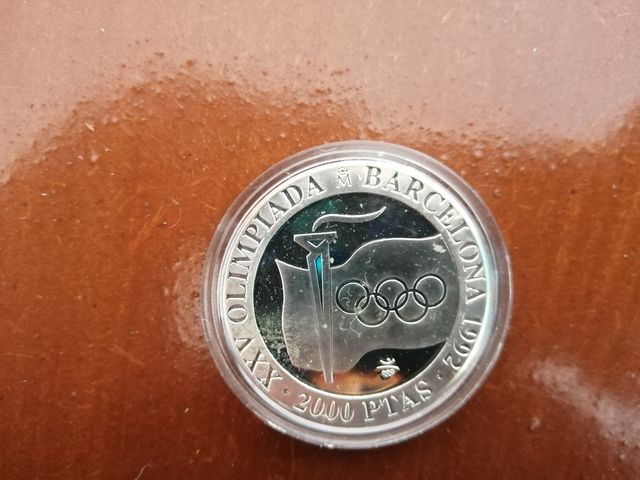 Moneda 2.000 ptas Llama Olímpica