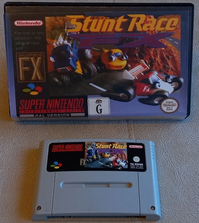 Gioco completo Super Nintendo Stunt Race FX