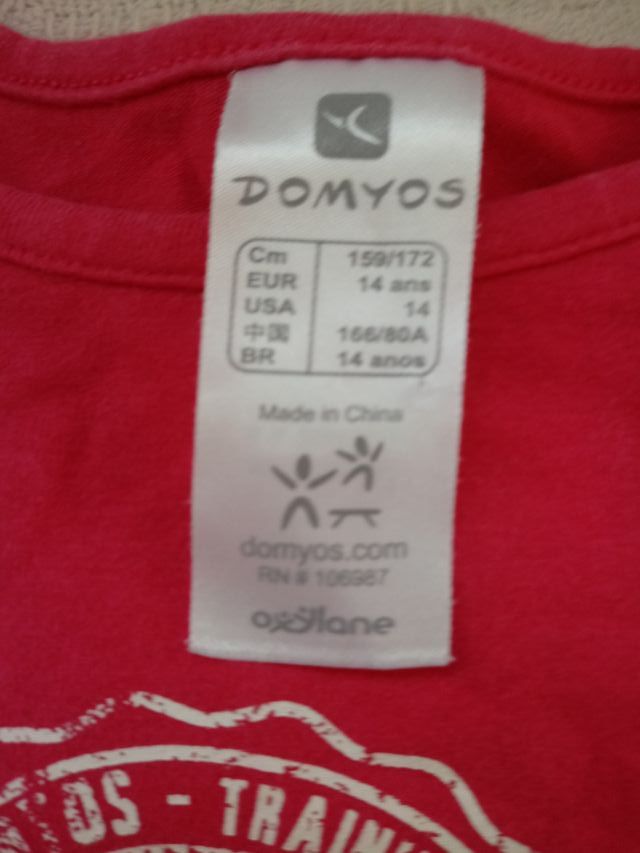 Camiseta m/c deporte 14 años