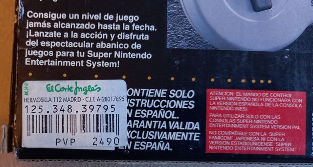 Controller completo originale per Super Nintendo