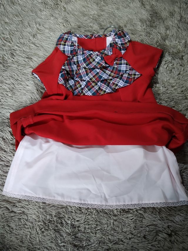 Vestido rojo 3años
