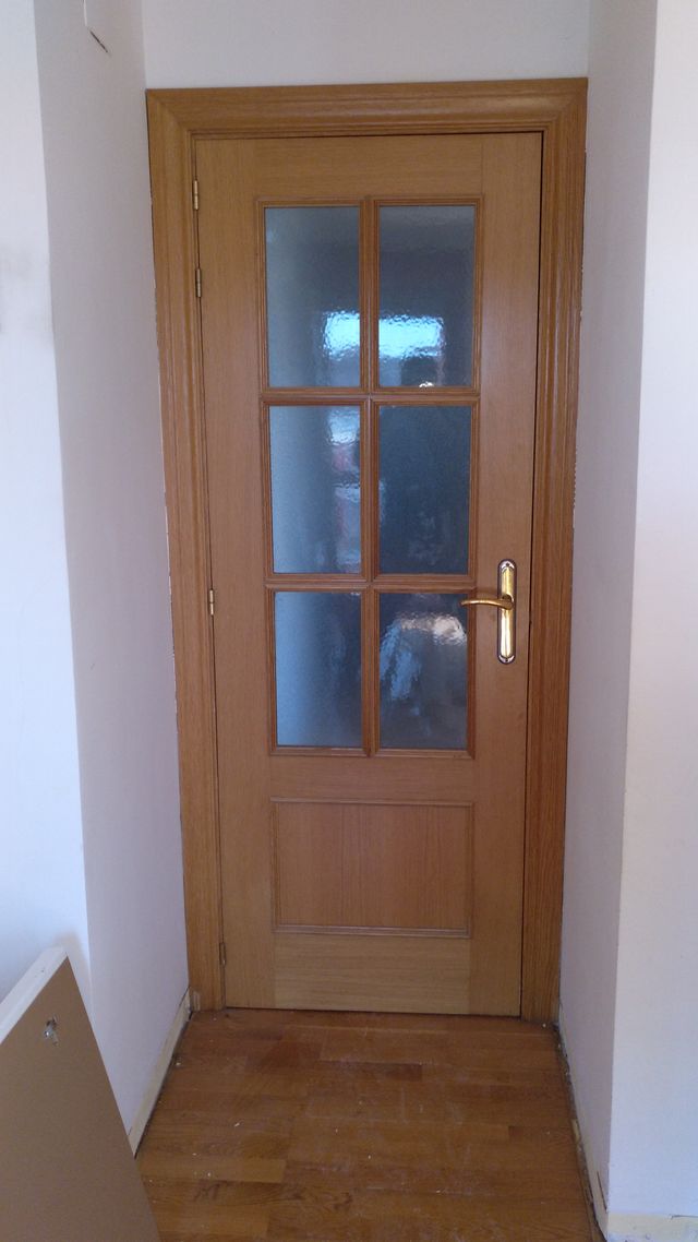 Puertas interiores madera roble (7) de segunda mano por 120 € en Lleida