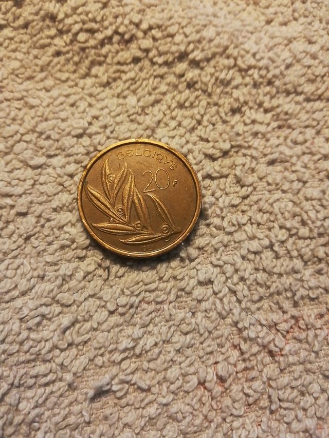 20 francos belgas 1981