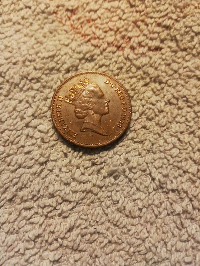 2 PENIQUES two pence 1988